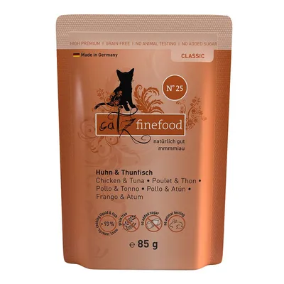 Catz Finefood 8 x 85 g Pui & ton