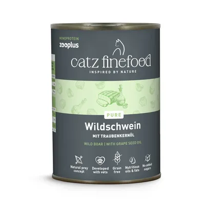 Catz Finefood Monoprotein zooplus 6 x 400 g Porc mistreț