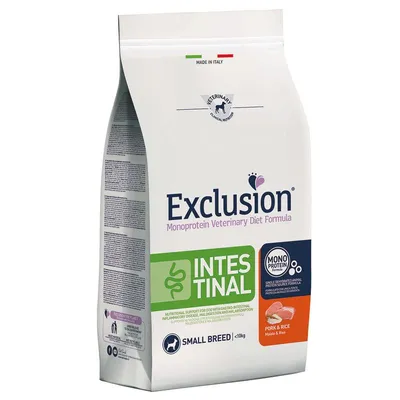 Exclusion Diet Intestinal Small Breed Porc și orez 7 kg