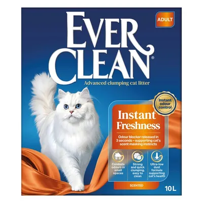 Ever Clean® Instant Freshness Nisip care formează bulgări 10 l