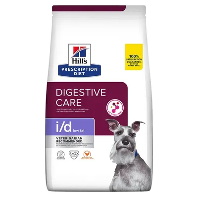 Hill's Prescription Diet i/d Low Fat Digestive Care cu pui 2 x 12 kg