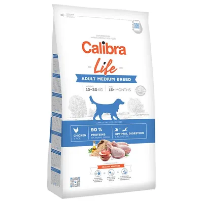 Calibra Dog Life Adult Medium Breed Pui 12 kg