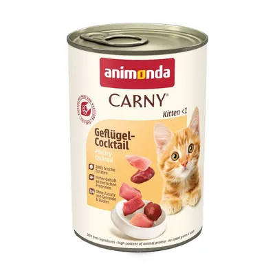 Animonda Carny Kitten 12 x 400 g - Cocktail de pasăre
