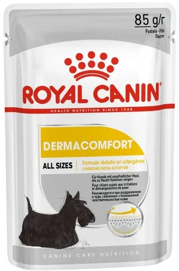 Royal Canin CCN Hrană umedă pentru câini Dermacomfort Care Loaf, 85g