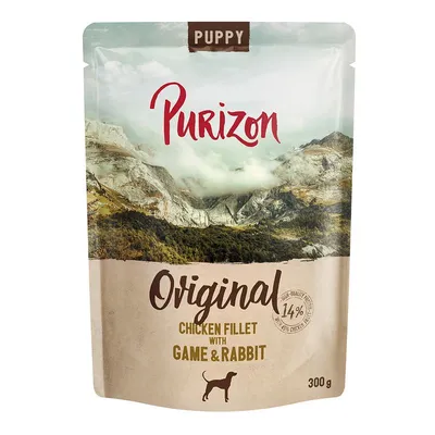 Purizon Puppy 6 x 300 g File de pui cu vânat & iepure