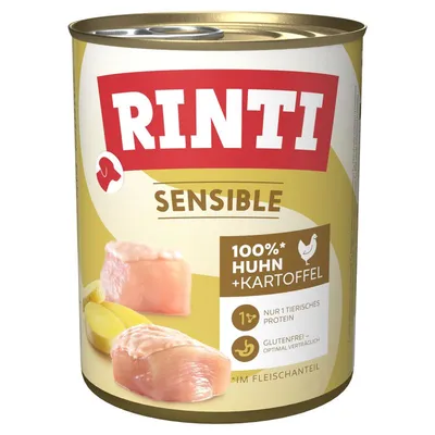 Rinti Sensible 6 x 800 g Pui & cartofi