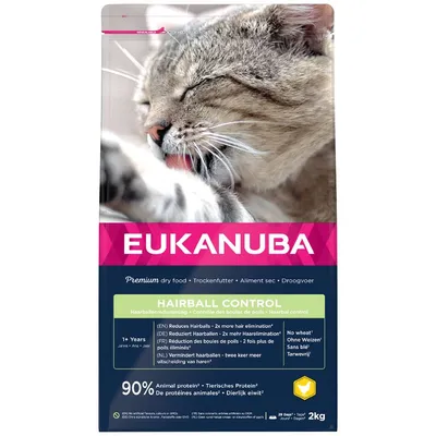 Eukanuba Hairball Control Adult 2 kg
