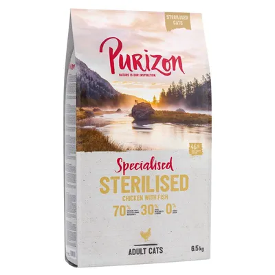 Purizon Sterilised Adult Pui cu pește - fără cereale 6,5 kg