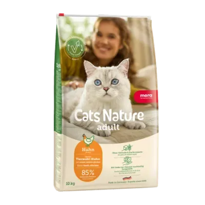 Hrană Uscată Pisică Adult, Mera Cats Nature, Pui, 10kg