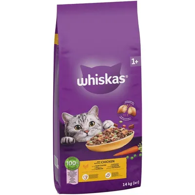 Whiskas 1+ Pui 14 kg