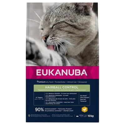 Eukanuba Hairball Control Adult 2 x 10 kg