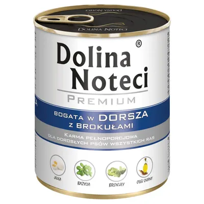 Dolina Noteci Premium 12 x 800 g Cod cu broccoli
