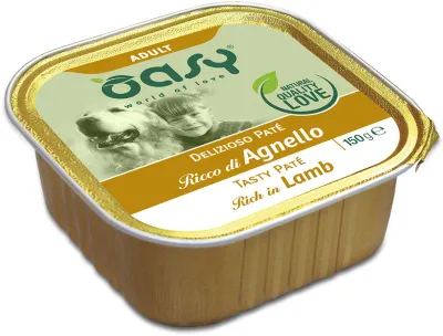 Oasy Tasty Pate Hrană pentru câini, Pate cu Miel 150g