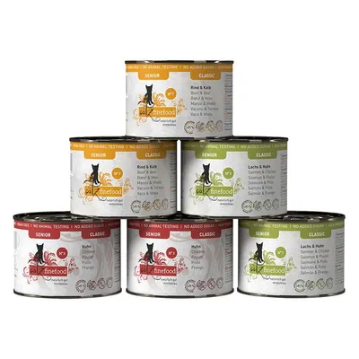 Catz Finefood Senior 24 x 200 g Pachet mixt (3 sortimente)