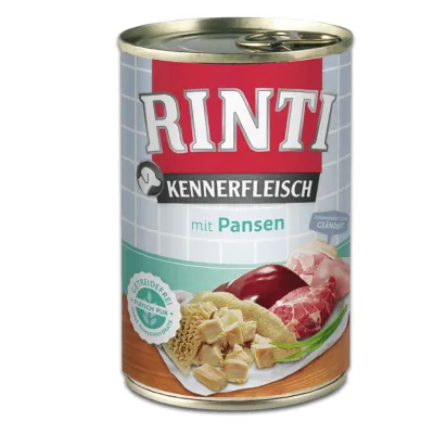 Rinti Hrană umedă pentru câini, cu burtă, 400g
