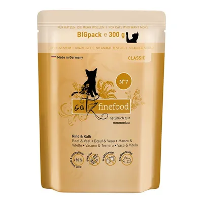 Catz Finefood 6 x 300 g Vită & vițel