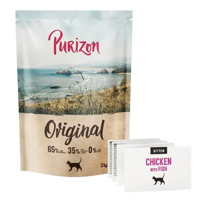 Purizon Kitten Pui & Pește - fără cereale Nou: 2 kg