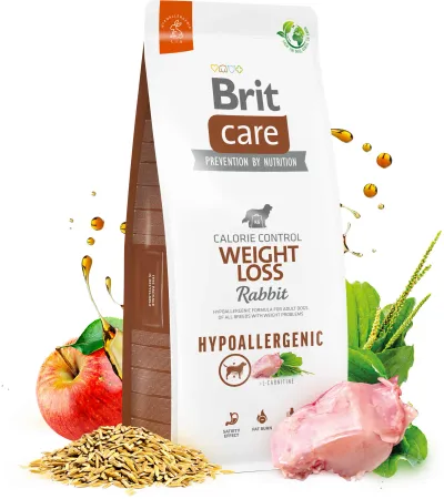 Brit Care Hypoallergenic Weight Loss, cu Iepure și Orez 3 kg