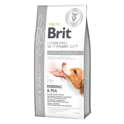 Brit VD Joint & Mobility, Xs-Xl, Hering, dietă veterinară, hrană uscată fără cereale câini, sistem articular, 12kg