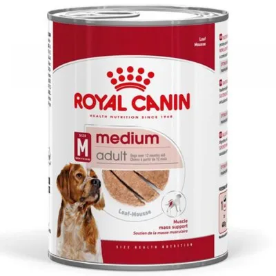 Royal Canin Medium Adult hrană umedă câini (pate), 410g