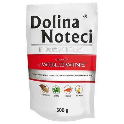Dolina Noteci Premium Pliculețe 10 x 500 g Vită