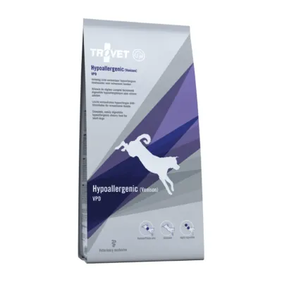 Dietă Veterinară, Hrană Uscată Câine Adult, Trovet Hypoallergenic, Căprioară, 10kg