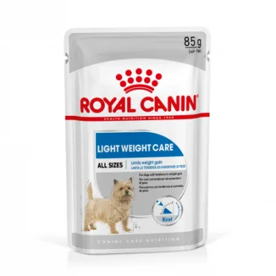 Royal Canin Light Weight Care Adult, hrană umedă câini, limitarea creșterii în greutate, (pate), 85g