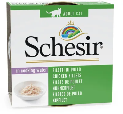 Hrană Umedă Pisică Adult, Schesir, Conservă, Pui File, 85g