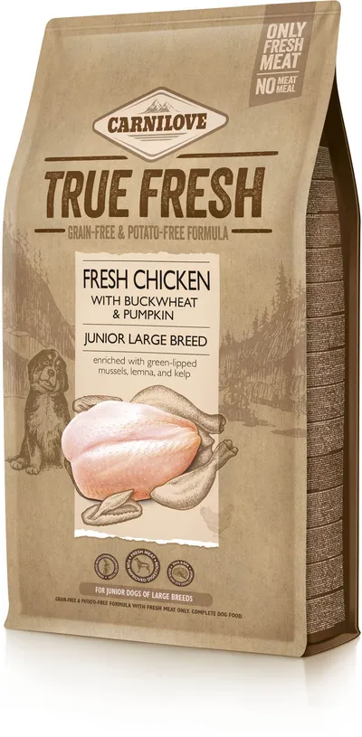 Carnilove True Fresh Junior Large, cu Pui 1.4 kg