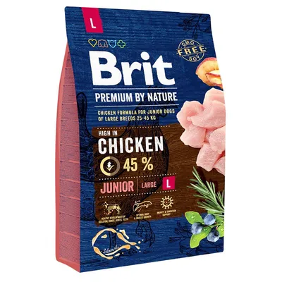 Brit Premium by Nature Junior Large Breed Pui 2 x 3 kg