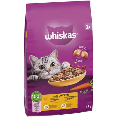 Whiskas 1+ Pui 7 kg