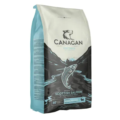 Canagan Hrană uscată pentru câini Grain Free Small Breed Somon, 2kg