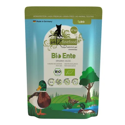 Catz Finefood Bio 24 x 85 g Nr. 505 Rață bio
