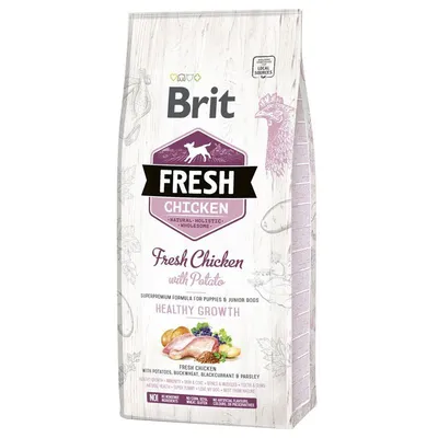 Brit Fresh Puppy Healthy Growth Pui cu cartofi 12 kg