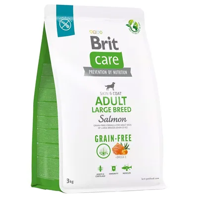 Brit Care Grain Free Adult Large Breed Somon și cartofi 3 kg