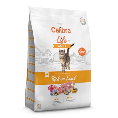 Calibra Life, Miel, hrană uscată pisici, 6kg