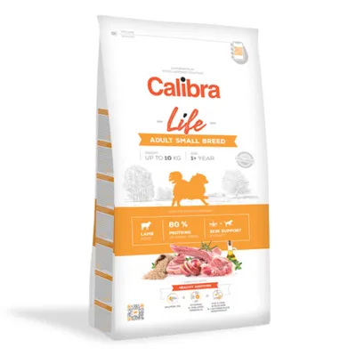 Calibra Life Adult Small Breed, XS-S, Miel, hrană uscată conținut redus cereale câini, 6kg