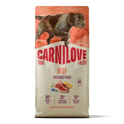 Carnilove True Fresh Vită Adult 12 kg