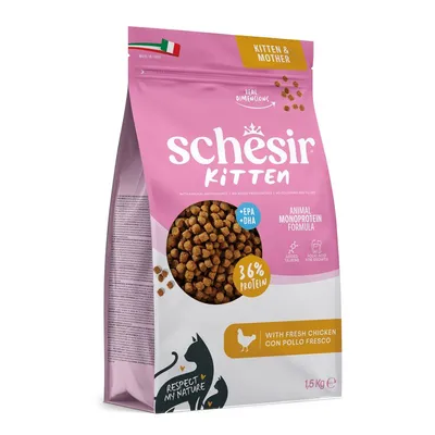 Schesir Kitten cu pui 1,5 kg