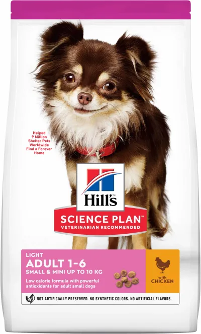 HILL's Canine Adult Small & Miniature LIGHTcu Pui 6 kg