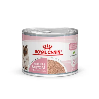 Royal Canin Mother & BabyCat, hrană umedă pisici, mama și puiul, (mousse), 195g