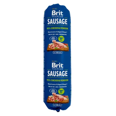 Brit Premium Salam pentru câini, cu Pui și Vânat 800g