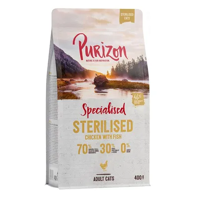 Purizon Sterilised Adult Pui cu pește - fără cereale 400 g