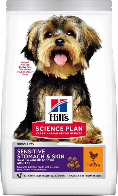 HILL's Canine Adult Small & Miniature Sensitive Stomach & Skin cu Pui 3 kg