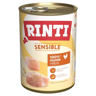 Rinti Sensible 12 x 400 g Pui și orez