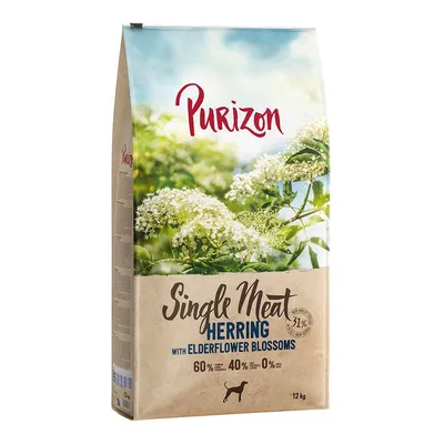 Purizon Single Meat Adult Hering cu flori de soc 12 kg