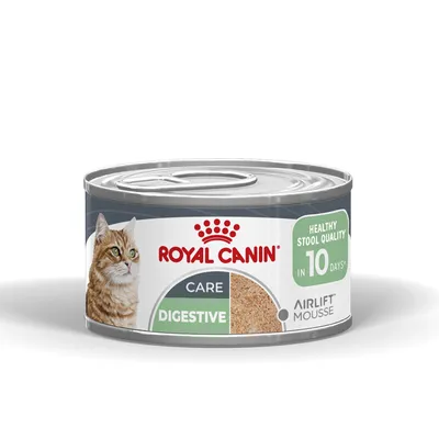 Hrană Umedă Pisică Adult, Royal Canin Digestive Care Airlift, confort digestiv (textură spumoasă), 85g