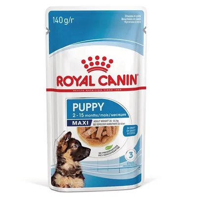 Royal Canin Maxi Puppy în sos 10 x 140 g
