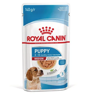 Royal Canin hrană umedă Medium Puppy (20 x 140 g)