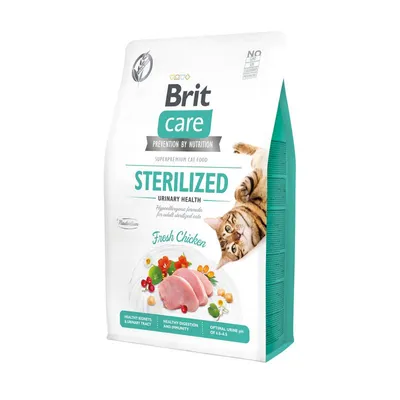Brit Care Grain-Free Sterilized Urinary cu pui Pachet economic: 2 x 2 kg